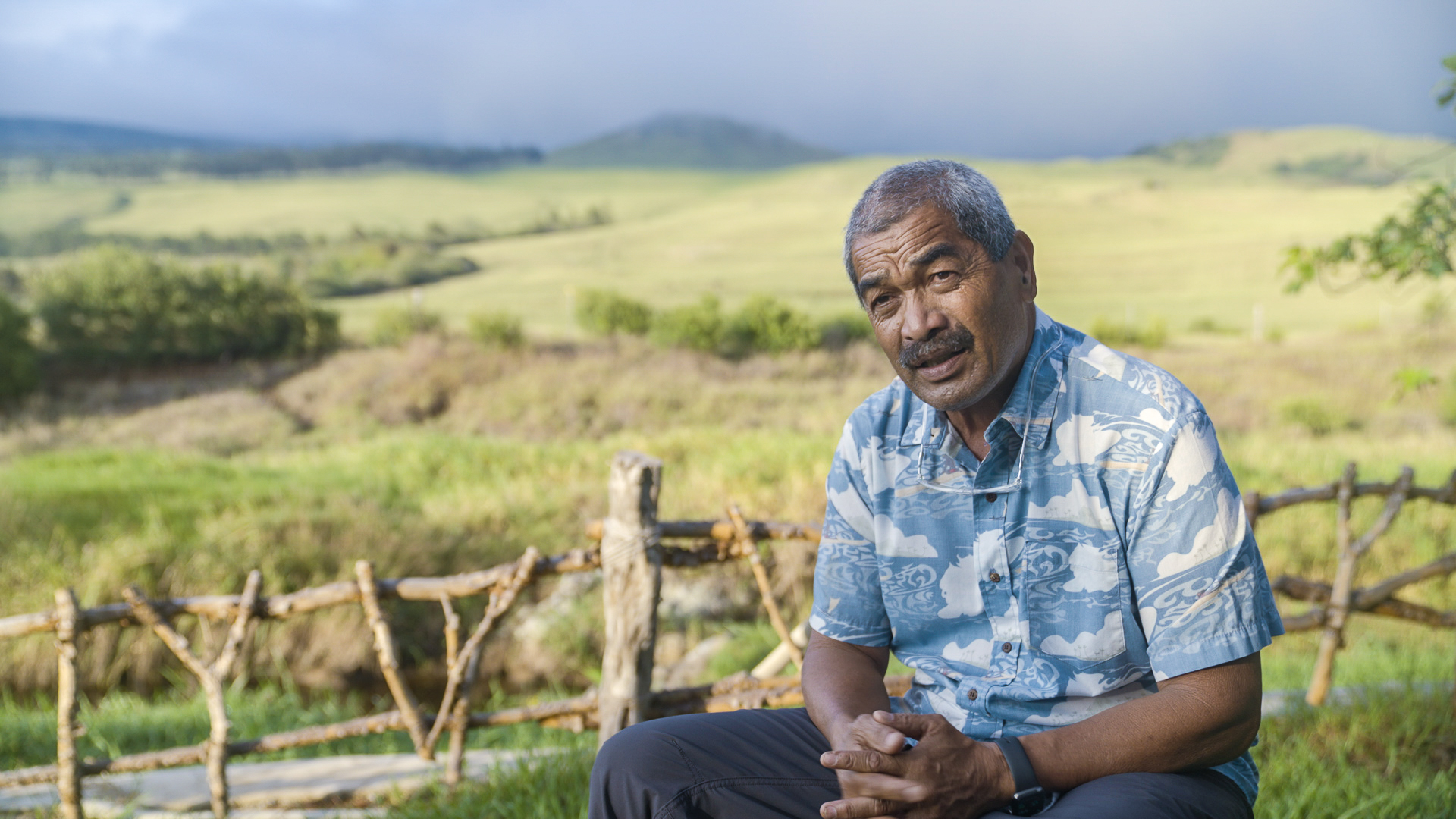 Max Yarawamai is a key participant in the film Remathau. Photo by Daniel H. Lin.