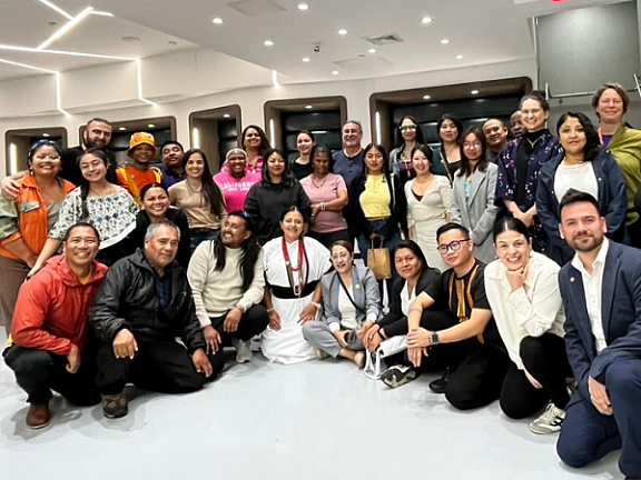 Participants at two-day human rights training during U.N. Permanent Forum on Indigenous Issues in 2025.